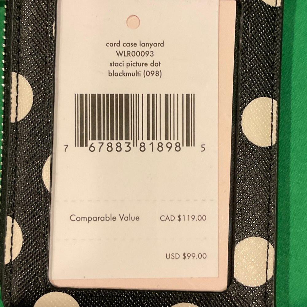 Kate Spade Women's Staci Polka Dot Card Case - Picture 4 of 4